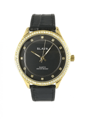 Dámské hodinky s kamínky Swarovski kolem ciferníku SLAVA