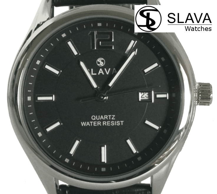 Pánské elegantní hodinky SLAVA s ukazatelem data SL 10068