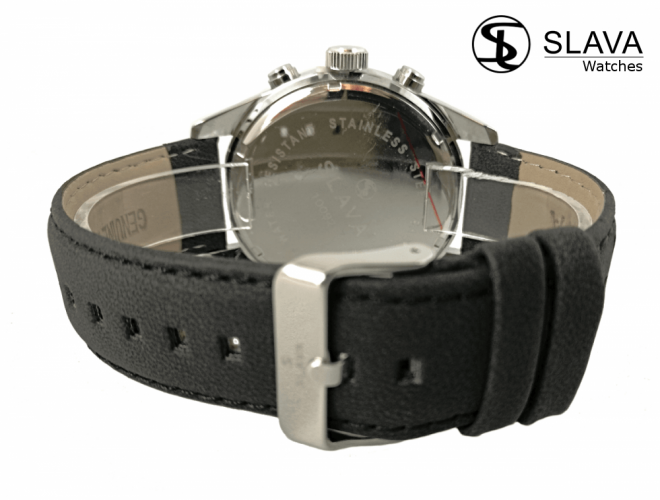 Pánské masivní hodinky SLAVA ciferník 50 mm