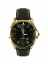 Pánské černo-zlaté elegantní hodinky SLAVA s černým ciferníkem