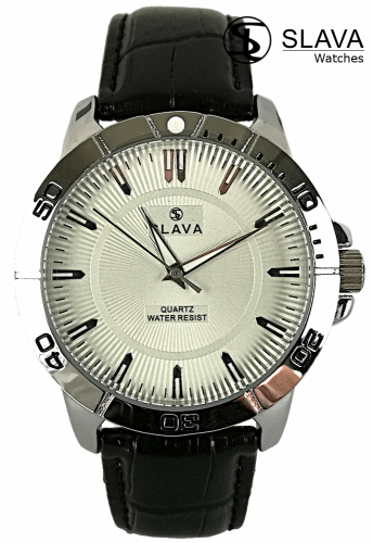 Pánské hodinky SLAVA s bílým ciferníkem SL 10094