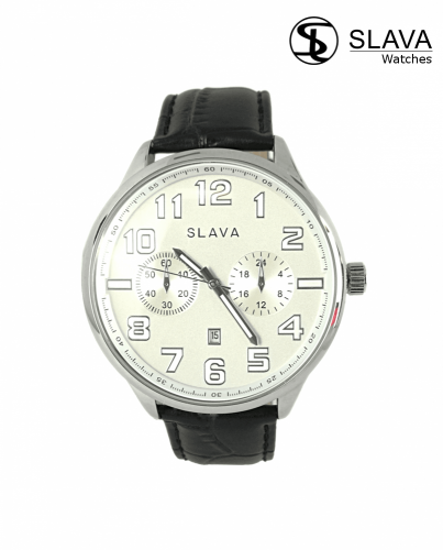 Pánské hodinky SLAVA s luminiscenčními číslicemi