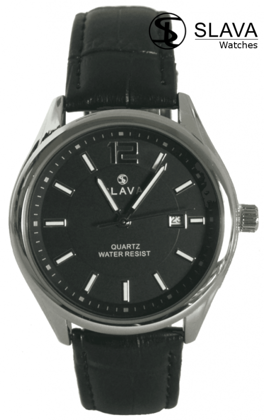Pánské elegantní hodinky SLAVA s ukazatelem data SL 10068