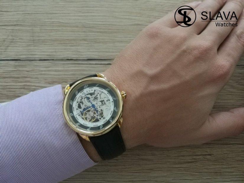 Pánské automatické hodinky SLAVA