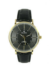 Pánské elegantní hodinky SLAVA černo-zlaté SL 10120