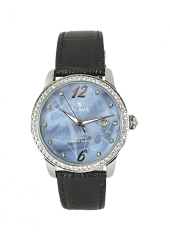 Dámské elegantní hodinky SLAVA s kamínky SWAROVSKI s květinami