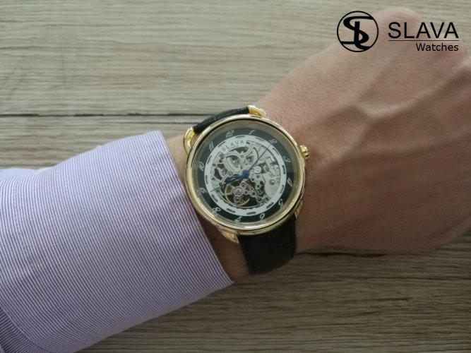 Pánské automatické hodinky SLAVA