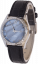 Dámské elegantní hodinky s modrým ciferníkem a kamínky SLAVA