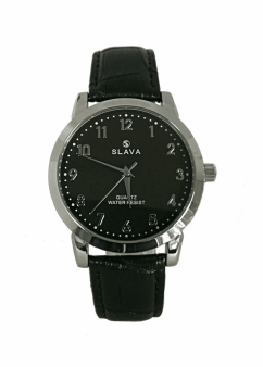 Pánské elegantní hodinky SLAVA černý ciferník