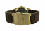 Pánské hnědo-zlaté hodinky SLAVA se silikonovým řemínkem
