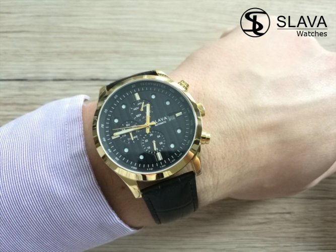 Pánské automatické hodinky SLAVA