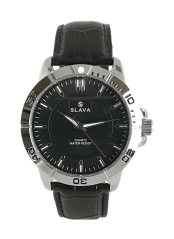 Pánské hodinky SLAVA s černým ciferníkem SL 10094