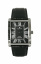 Pánské černo-stříbrné elegantní hodinky SLAVA obdélníkové pouzdro