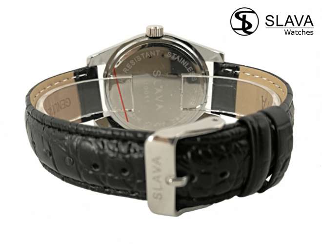 Pánské elegantní hodinky SLAVA s přehledným ciferníkem
