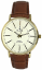 Pánské elegantní hodinky SLAVA hnědo-zlaté SL 10120