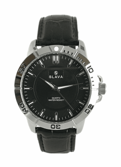 Pánské hodinky SLAVA s černým ciferníkem SL 10094