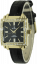 Dámské černé hodinky s hranatým pouzdrem SLAVA